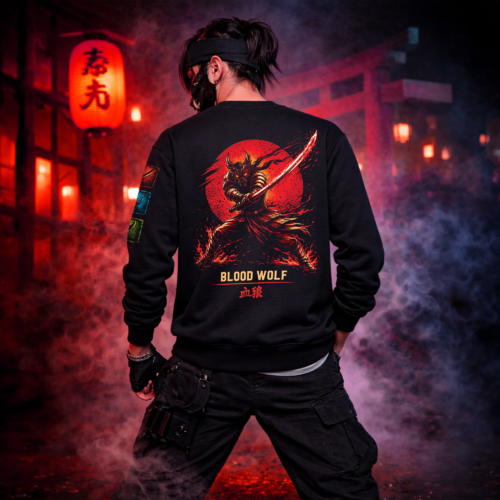 Blood Wolf Sweatshirt | DROP 001