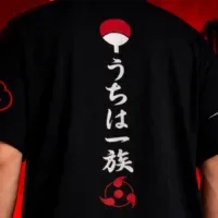 Itachi Uchiha oversized black Naruto anime t shirt by Dilli Drip