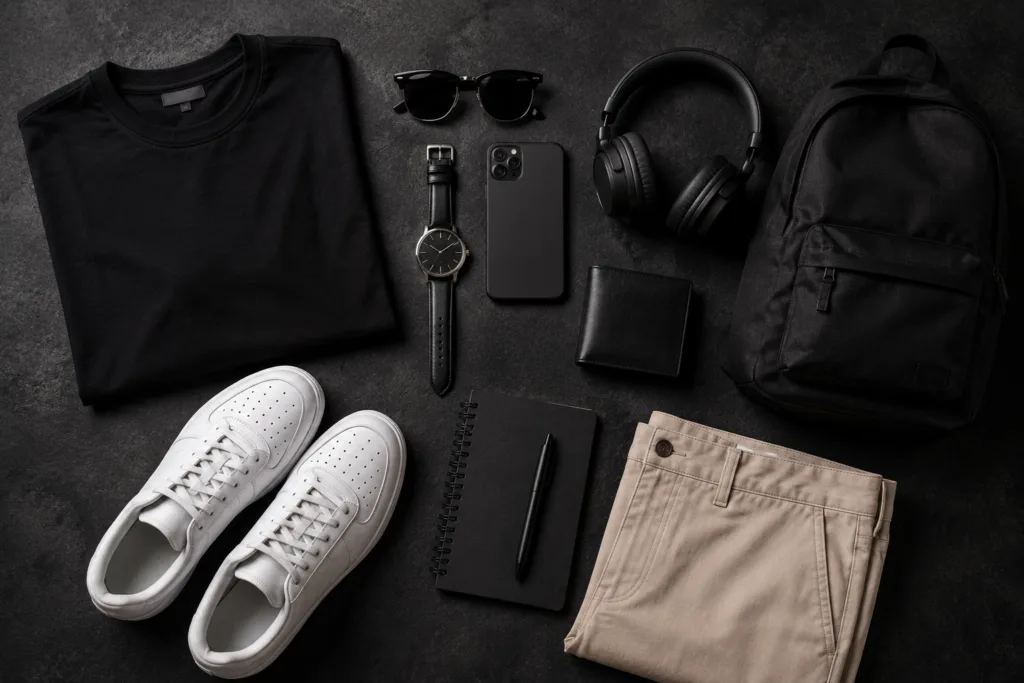 Hire stylist men wardrobe essentials for everyday men's fashion.