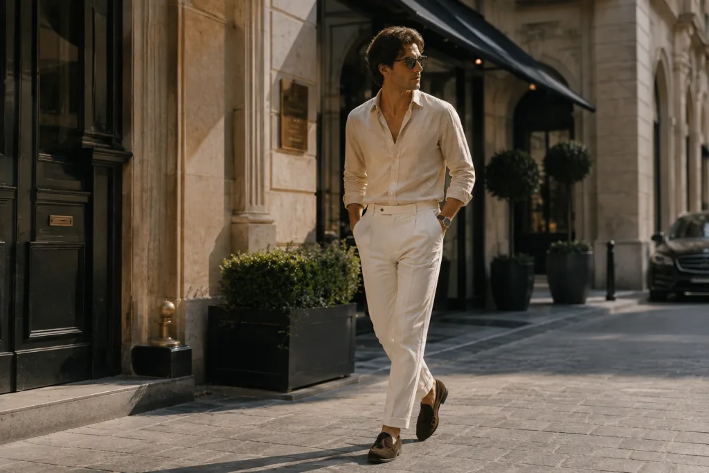 Old money outfits men styled for everyday smart casual fashion.