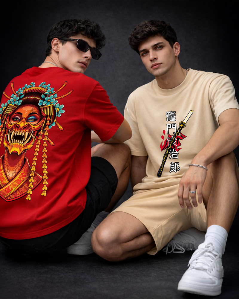 oversized t shirts by Indian streetwear brand Dilli Drip